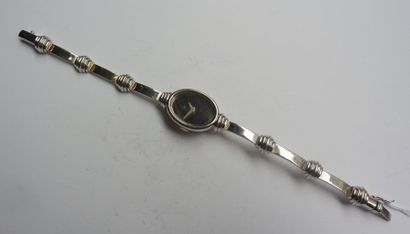 CHOPARD - MONTRE de dame en or gris 18K (750/°°),...