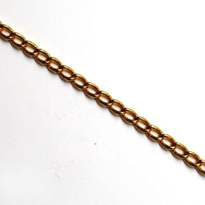 CHAINE DE MONTRE en or jaune 18K (750/°°)....