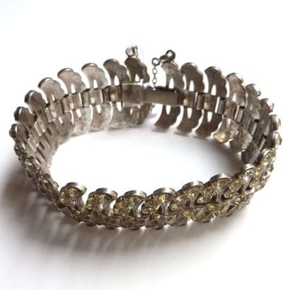 ENSEMBLE en argent et vermeil (925/°°) composé...