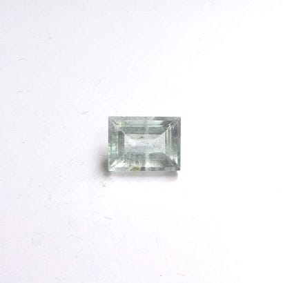 AIGUE-MARINE sur papier, taille rectangle,...