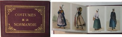 Costumes de la Normandie.
Album de 24 lithographies...
