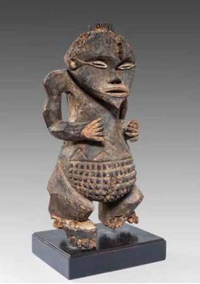 88 bis. Statue Mambila, Nigeria
Bois à patine...