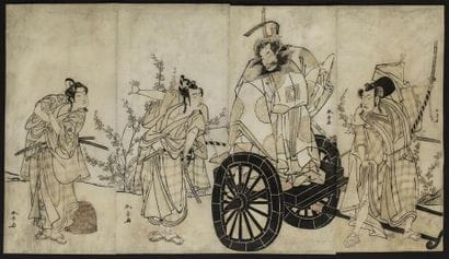 Shunsho (1726-1792), tétraptyque, hosoban,...