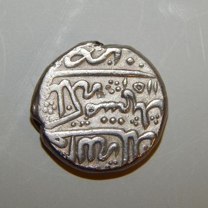Deux monnaies de six Shahi en argent, de...