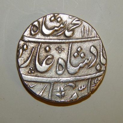Monnaie en argent, Moghole de Muhammad Shah...