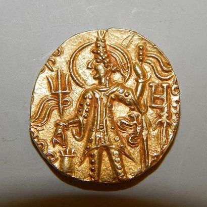 Monnaie en or, Kushan, 1er siècle après J.-C....