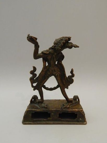 Daikini en bronze. Népal, fin du XIXe siècle....