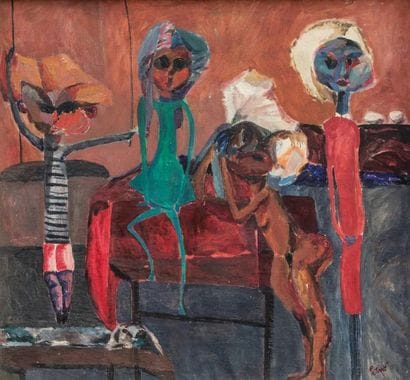 Tonka PETRIC (1929-1996), école croate

Personnages

Huile...