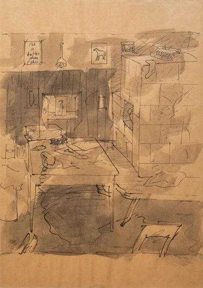 Ernst Caramelle (né en 1952)

Stube, 1978

Encre...