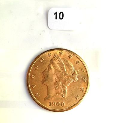 UNE PIECE de 20 $ or, 1900