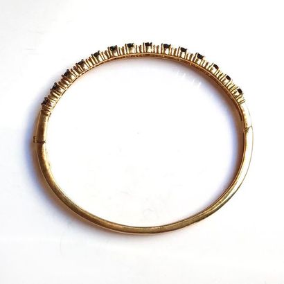 BRACELET en argent doré (vermeil) 925°/°°...