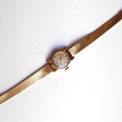 ZENITH. MONTRE DE DAME ronde, cadran et bracelet...