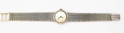 MONTRE en or blanc 18K (750/°°) Cortebert...