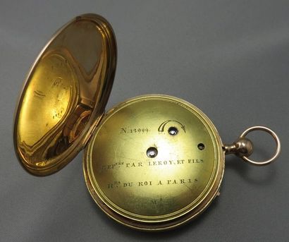 LEROY ET FILS. MONTRE DE GOUSSET t à sonnerie...