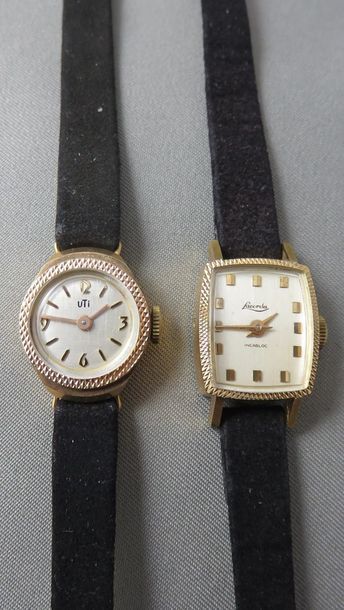 UTI et LACORDA. LOT de 2 Montres Bracelet...