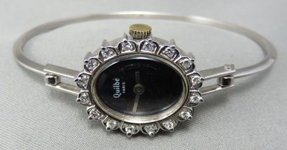 QUILBE, PARIS. MONTRE BRACELET de Dame en...