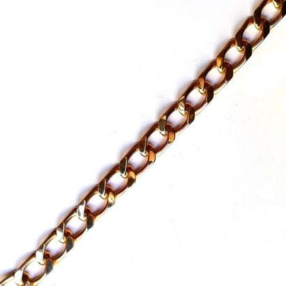 GOURMETTE D'HOMME or jaune 18K (750/°°) à...