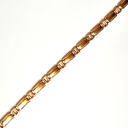 BRACELET D'HOMME en or jaune 18K (750/°°)....