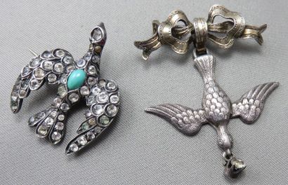 LOT de 2 Broches 