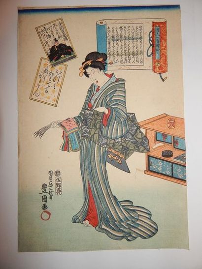 Utagawa Kunisada, 1786-1865. Série des 100...