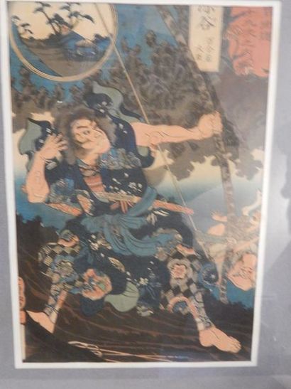Kuniyoshi. Oban tate-e, série “KISOKAIDO...