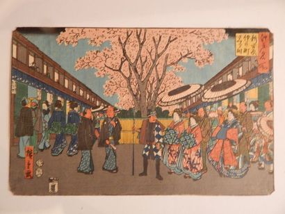 Hiroshige. Edo Meisho, le temps des cerisiers...