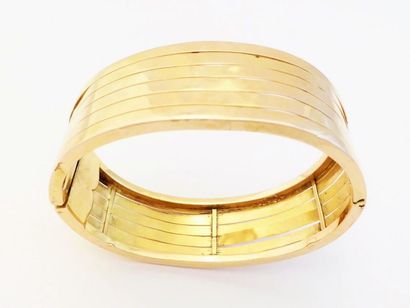 BRACELET OUVRANT en or 18k (750/°°) grande...