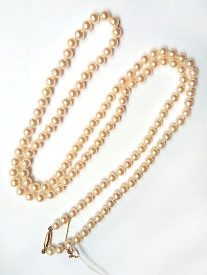 SAUTOIR de perles de culture choker

Fermoir...