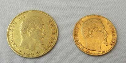 NAPOLEON III (1852-1870). 5 francs petit...