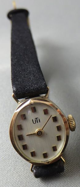 UTI - Montre Bracelet de Dame en or 18k (750/°°),...