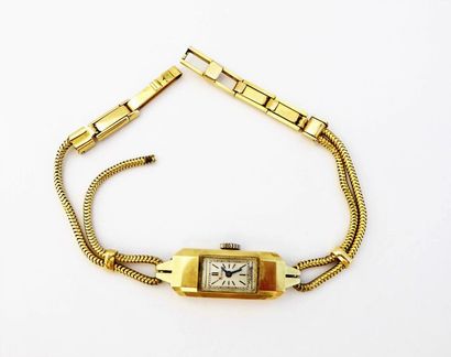 NIVA - MONTRE en or Jaune 18k (750/°°), mouvement...