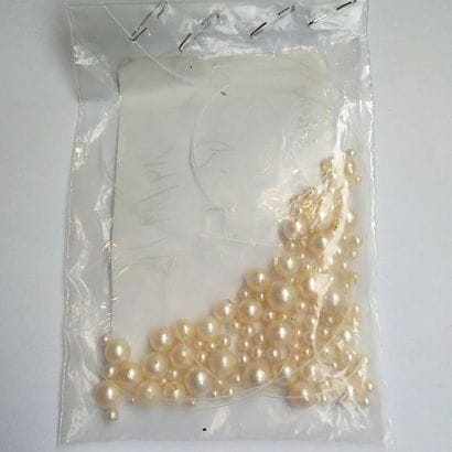 LOT de perles de culture 

Diamètre des perles...