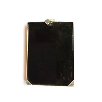 TIFFANY. Cadre porte-photos diptyque en argent...
