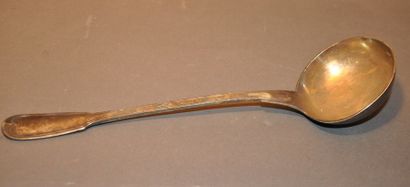 LOUCHE en argent (925/°°). PB : 250 g en...