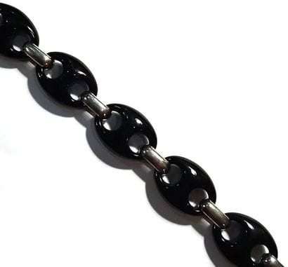 BRACELET en argent (925/°°) à maillons en...