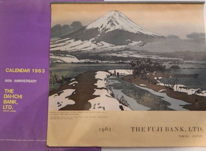Deux calendriers: THE FUJI BANK LTD TOKYO,...
