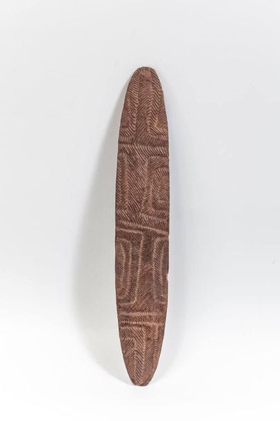 Plaque de message / Message stick. Fin XIXe...