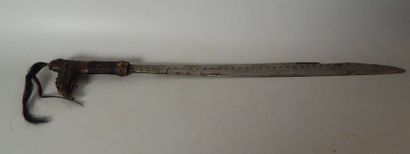 Mandau, couteau Dayak. Belle lame en acier...