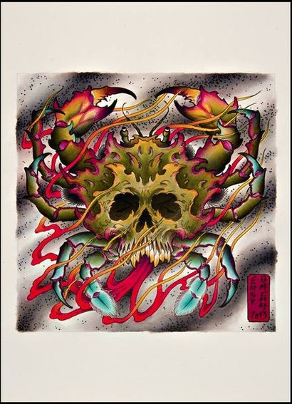 EASY SACHA

Skulls and Vanitas #14, 2013

Encre...