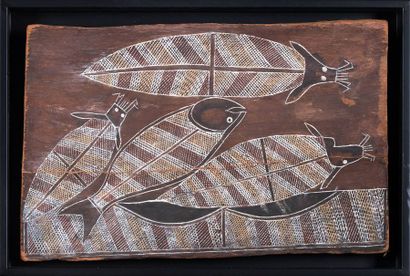 NGAINMI A. (GUNWINGGU)

BARRAMUNDI ET POISSON...
