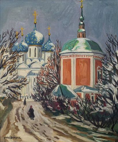 Yves BRAYER (1907-1990)

Eglise sous la neige...