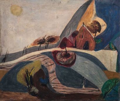 Tonka PETRIC (1929 - 1996)

Paysage aux arbres,...