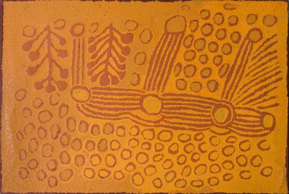 NAPURRULA TATALI (PINTUPI). (née vers 1955).

Acrylique...