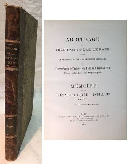 [HAITI]

Arbitrage du Très Saint Père le...