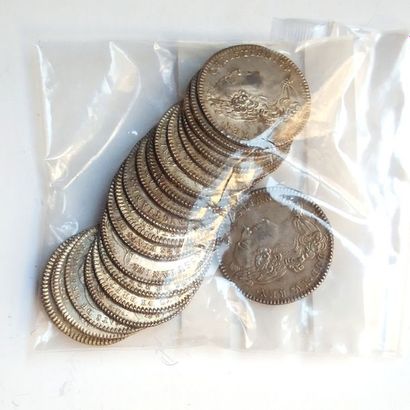 LOT de 22 jetons des Etats de Bretagne, ...