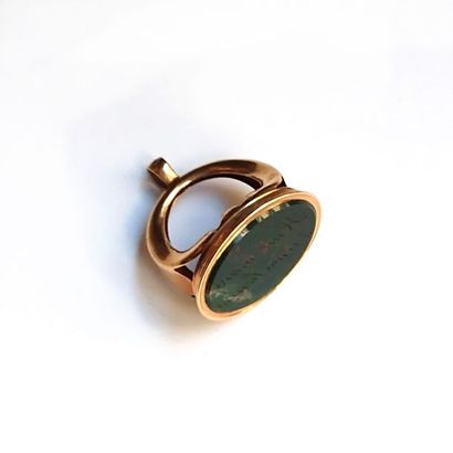 MEDAILLON porte-photo en or 18K (750°/°°)...