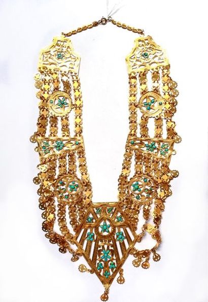 COLLIER DE MARIAGE en or jaune 18K (750°/°°)...