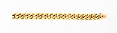 BRACELET en or jaune 18k (750/°°), maille...