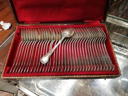 Partie de ménagère en argent (925/°°), 12...