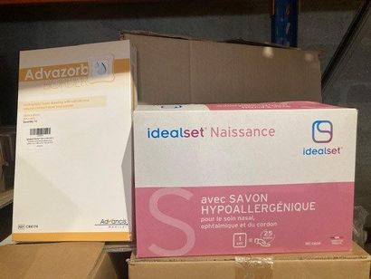 STOCK comprenant (+/-) 70 palettes composées...